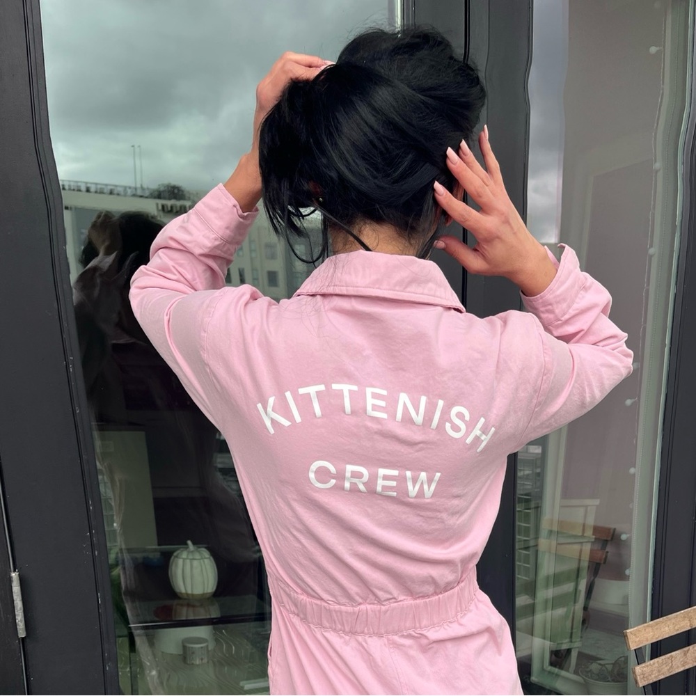 Elegant Pink Women's Jumpsuit - Picture 2 of 2